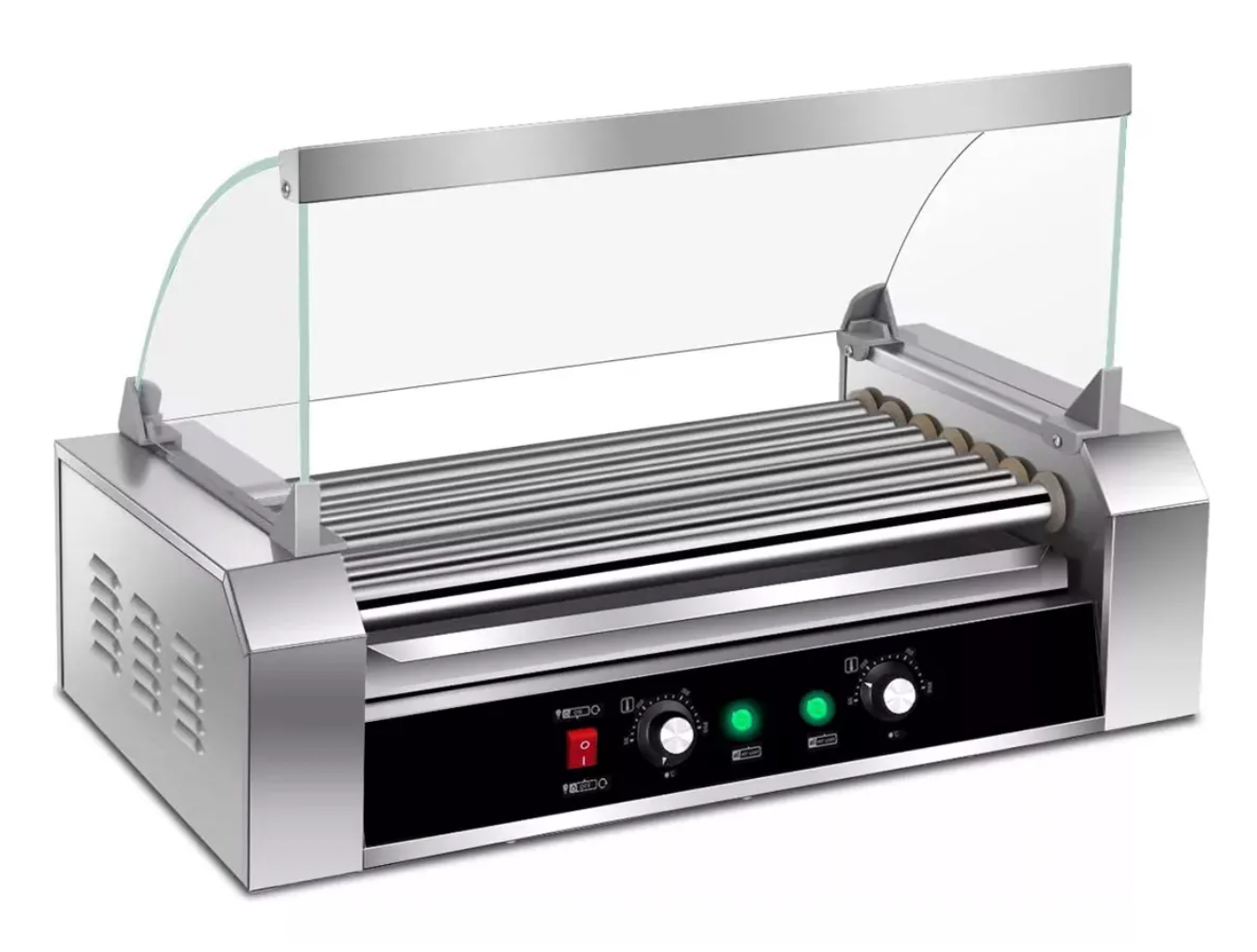 Maquina Parrilla Para Hot Dog Vitrina Comerciales Salchichas