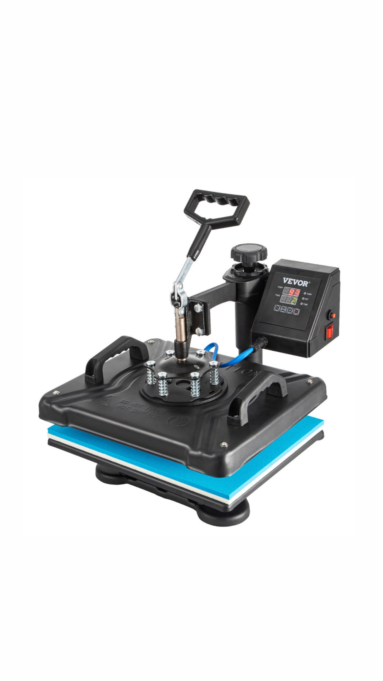 Plancha Sublimadora VEVOR 8 en 1 – Prensa de Calor 12x15 pulgadas
