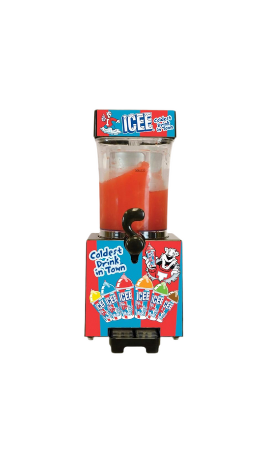 Máquina ICEE Slushie granizado, marca original, tamaño para encimera