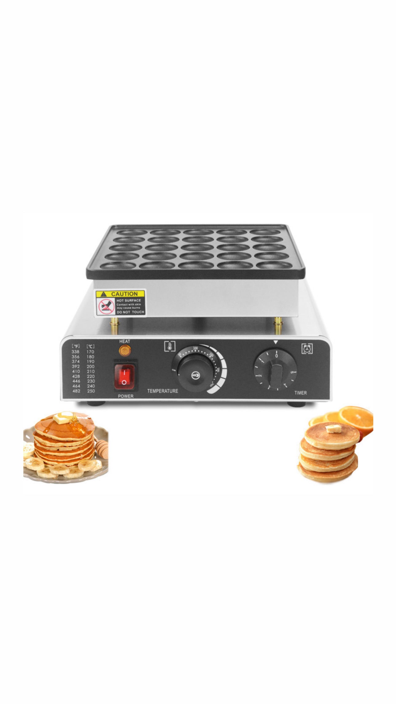 Maquina Electrica Industrial Comercial Mini Hotcakes 25pz