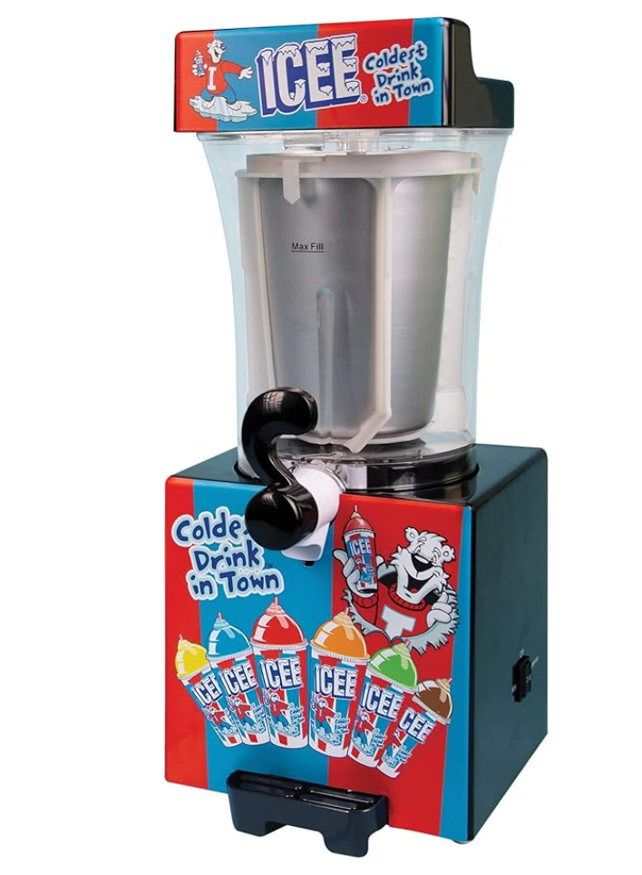 Máquina ICEE Slushie granizado, marca original, tamaño para encimera