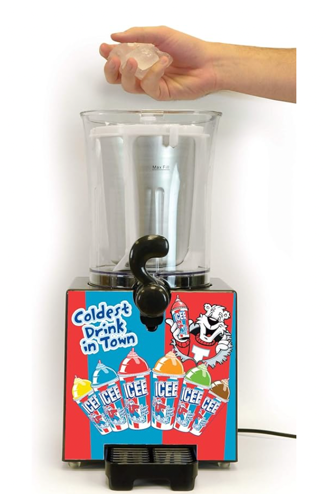 Máquina ICEE Slushie granizado, marca original, tamaño para encimera